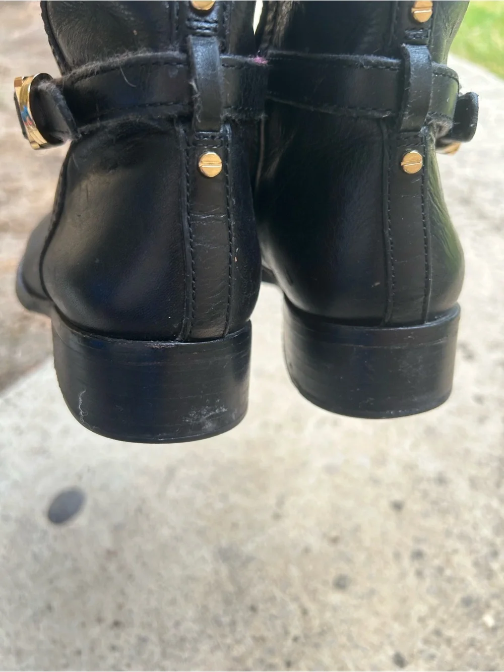 Tory Burch Black Over-the-Knee Riding Boots